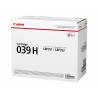 Toner Canon 039H color Negro Alta capacidad