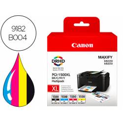 Cartucho Canon PGI-1500 XL BK / C / M / Multipack cuatro colores 9182B004
