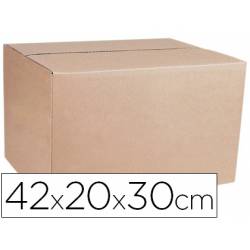 Caja para embalar Q-Connect de doble canal 42x30x20cm