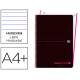 Cuaderno Oxford Ebook 1 A4+ Negro y Rosa 80 hojas Tapa Plastico Rayado Horizontal
