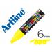 Rotulador Artline Poster Marker EPP-6 Punta Redonda Trazo 6mm Amarillo Flúor