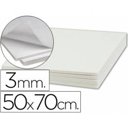 Carton pluma Liderpapel adhesivo 50 x 70 cm espesor 3 mm