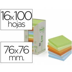Bloc quita y pon recicladas Linea Verde Post-it ®