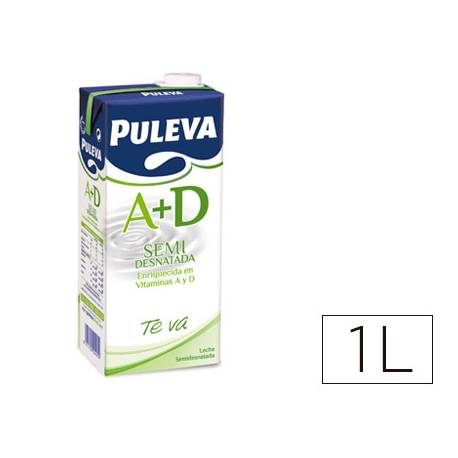 Leche Semidesnatada Puleva Brick 1 Litro milproductos Com