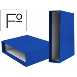 Caja archivador Liderpapel de palanca Folio documenta Azul