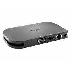 REPLICADOR MOVIL KENSINGTON USB-C 5 GBPS SD1600P CON CARGA PASS-THROUGH 4K HDMI O HD VGA WINDOWS/CHROME/MAC