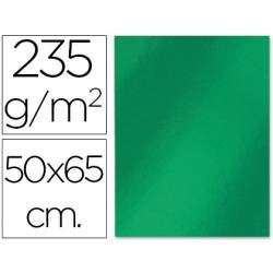 Cartulina metalizada Liderpapel color verde 235 g/m2