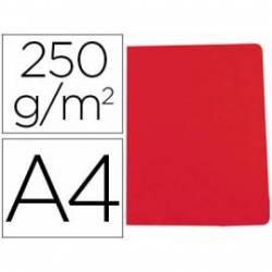 Subcarpeta Gio DIN A4 250 gr Cartulina Rojo