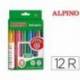 Rotulador Alpino Standard Punta Fina Lavable Caja de 12 rotuladores