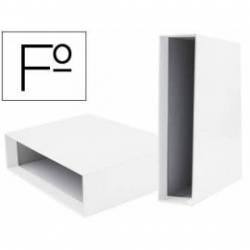 Caja Archivador Liderpapel Documenta Folio Lomo 82mm color Blanco