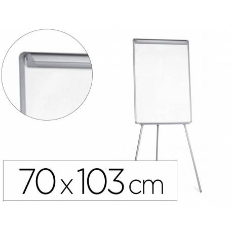 Pizarra Q-Connect trípode marco aluminio 70x103 cm