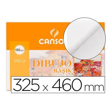 Papel dibujo Canson din a3 130 g/m2 MiniPack 10 hojas