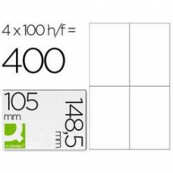 Etiquetas Adhesivas marca Q-Connect 105 x 148,5 mm