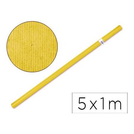 Bobina papel kraft Liderpapel 5 x 1 m amarillo
