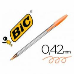 Boligrafo Bic Cristal Fun 1,6 mm Color Naranja
