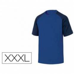 Camiseta manga corta Deltaplus color azul talla XXXL