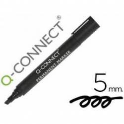 Rotulador permanente Q-Connect negro 5mm