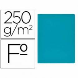 Subcarpeta Gio Folio 250 gr Cartulina azul