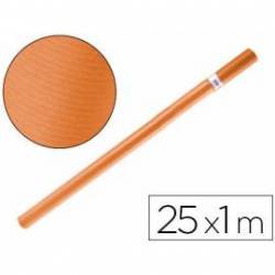 Bobina papel tipo kraft Liderpapel 65 g/m² 25 x 1 m naranja