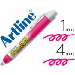 Rotulador Artline clix rosa fluorescente 4mm