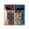 Juego Fournier parchis con ajedrez tablero grande 4 jugadores 41x40x4,8
