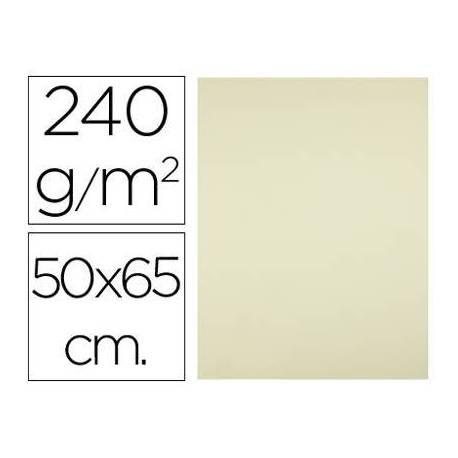 Cartulina Liderpapel color amarillo palido 240 g/m2