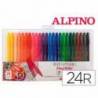 ROTULADOR ALPINO DUAL ARTIST COLOR EXPERIENCE ESTUCHE DE 24UNIDADES COLORES SURTIDOS "NO SE PUEDEN ELEGIR"