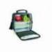 BOLSA PORTA ALIMENTOS MARCA IBILI LUNCH AWAY GREEN TERMICA CON ASA INCLUYE 2 RECIPIENTES CON TAPA HERMETICA Y BANDEJA