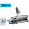 Taladrador Petrus 514 color plata capacidad para 30 hojas