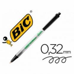 Boligrafo Bic ECOlutions Clic Stic Negro 0,4 mm