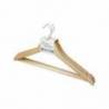 PERCHA ROZENBAL MADERA NATURAL BARNIZADA PACK DE 3 UDS