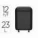 DESTRUCTORA DE DOCUMENTOS FELLOWES LX211 CAPACIDAD 12 HOJAS SEGURIDAD P5 NEGRA PAPELERA 23 L GRAPAS