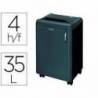 DESTRUCTORA DE DOCUMENTOS FELLOWES 1050HS CAPACIDAD DE CORTE 4 H SEGURIDAD P7 PAPELERA 35 L