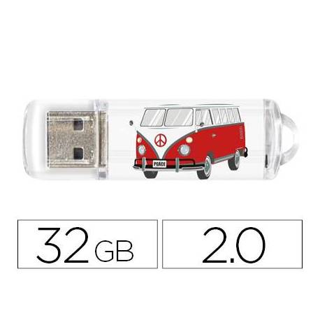 Memoria Flash USB Techontech 32 GB Camper Van-Van