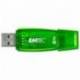 Memoria USB Emtec 64GB C 410 verde con tapa