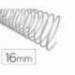 ESPIRAL METALICO Q-CONNECT COLOR BLANCO 64 5:1 16MM 1,2MM CAJA DE 100 UNIDADES