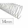 ESPIRAL METALICO Q-CONNECT COLOR BLANCO 64 5:1 14 MM 1MM CAJA DE 100 UNIDADES