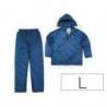 CONJUNTO DE LLUVIA DELTAPLUS 400 POLIESTER/PVC COLOR AZUL MARINO TALLA L