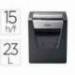 Destructora documentos marca Rexel momentum X415 destruye grapas y clips.