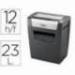 Destructora de documentos Rexel Momentum X312 en confeti 12 hojas 23 L Nivel de seguridad 3 Negro