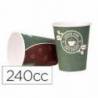Vaso termico carton 240 cc Paquete 50 unidades
