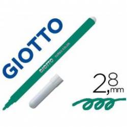 Rotulador Giotto Turbo Punta Media Lavable Verde Oscuro