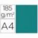Cartulina Gvarro color verde menta A4 185 g/m2 Paquete 50