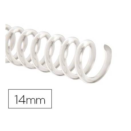 Espiral Plastico Q-Connect Transparente de 32 5:1 14mm 1,8mm