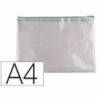 Bolsa multiusos Q-Connect A4 plastico impermeable y ultrarresistente Verde