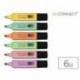 Rotulador Q-Connect Pastel Fluorescente Estuche 6 unidades