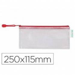 Bolsa multiusos 250x115 mm Tarifold plastico impermeable y ultrarresistente Roja