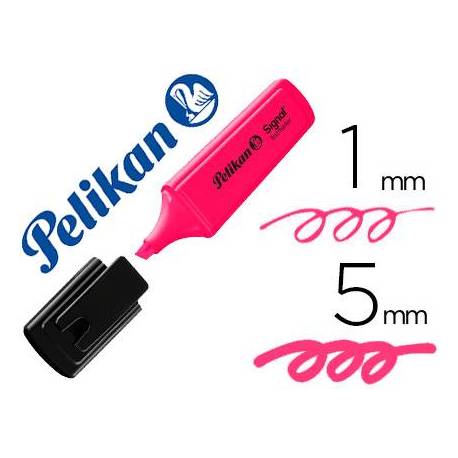 Rotulador Fluorescente Pelikan Signal Textmarker Color Rosa