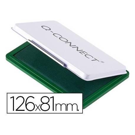Tampon Q-Connect Nº 1 Verde 126x81mm