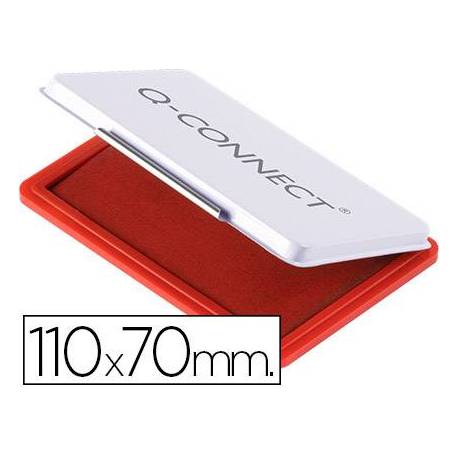 Tampon Q-Connect Nº 2 Rojo 110x70mm